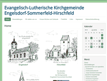 Tablet Screenshot of kirche-engelsdorf.de